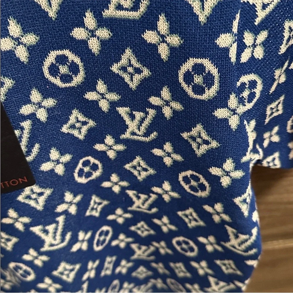 Blue & white polo - Picture 3 of 4